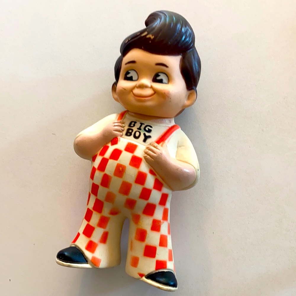 Vintage 1973 big boy plastic bank